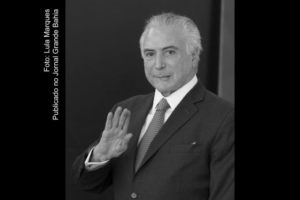 Michel Temer, presidente é identificado como um dos líderes do golpe que tirou a presidente Dilma Rousseff do poder.