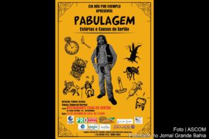 Cartaz do espetáculo ‘Pabulagem’.